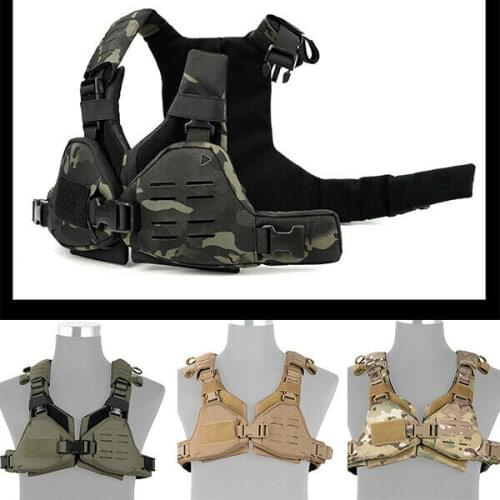 Airsoft Paintball Tactical Molle Vest Bikini Chest Rig Quick Release For Women