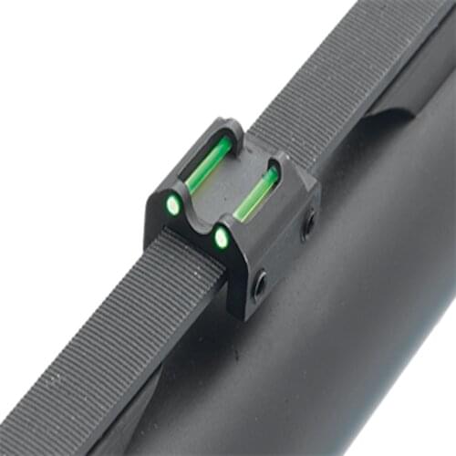 Raised green fiber optic Slug for shotguns and hunting weapons, great brightness, LPA brand