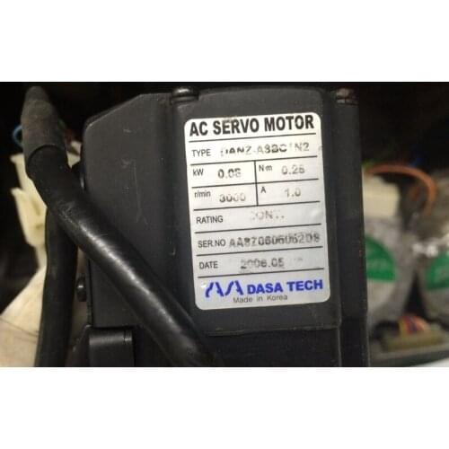 DANZ-A8BC1N2 SERVO MOTOR , used in good condition . 80% appearance new , good working , free shipping