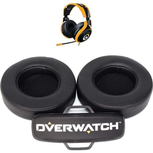Replacement Ear pads cushion sponge headband foam earpad for Razer ManO'War 7.1 / Overwatch Tournament Edition headphone headset