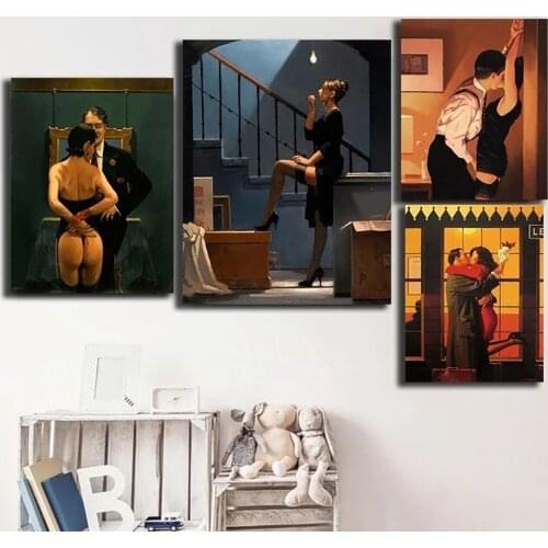 Modern Portraiture Oil Painting Canvas Painting Poster Printed and Photographic Wall Artwork Home Decoration Cuadros Living Room