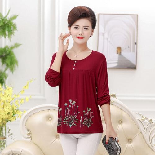 2021 autumn fashion t shirt women harajuku high streetwear floral print o-neck loose soft tshirt tops plus size 4xl