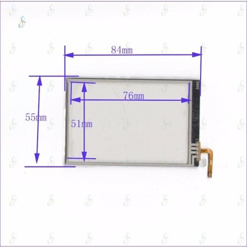 ZhiYuSun 3PCS/Lot 3585 84mm*55mm 3.5inch for GPS Car cable is left touch screen sensor 84*55 display touch glass