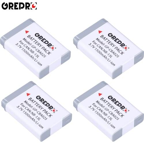 NB-13L Battery Pack for Canon PowerShot G5 X G5X G7 X G7X G7 X Mark II G9 X G9X NB13L Battery