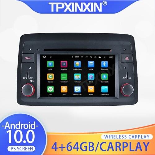 For Fiat Panda 2004 2005 2006 - 2012 Android 10 Car Radio Multimedia Video DVD Player Navigation HeadUnit GPS 2 din Accessories