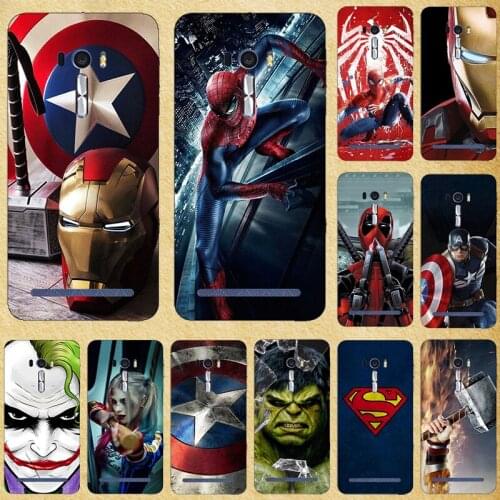 Super Hero Phone Case Cover For Asus ZenFone Selfie ZD551KL Case for Asus ZenFone Selfie ZD551KL 5.5" Back Cover Bags Shell