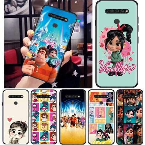 Wreck-It Ralph Disney Movie for LG G8 G8S G8X V30 V35 V40 V50 V60 ThinQ Q60 K40 K50 K30 K41 K51 K61 K71 K92 Black Phone Case