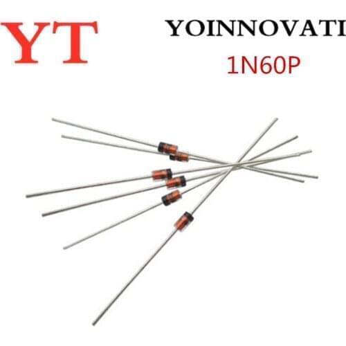 500PCS 1N60P 1N60 SCHOTTKY DIODE 45V Germanium Diode,TV FM Radio Detection