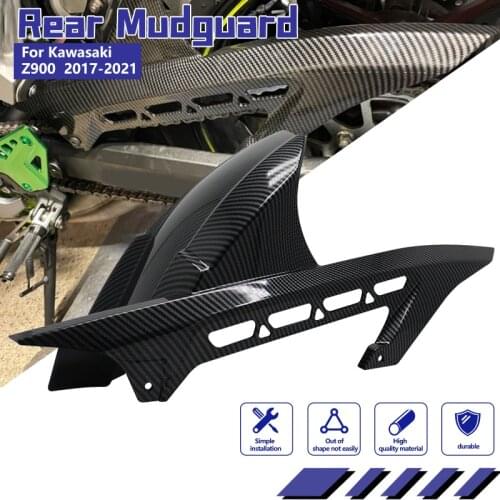 For KAWASAKI Z900 Z900RS 2017 2018 2019 2020 Carbon Color Motorcycle Rear Fender Tire Hugger Mudguard Motor Parts