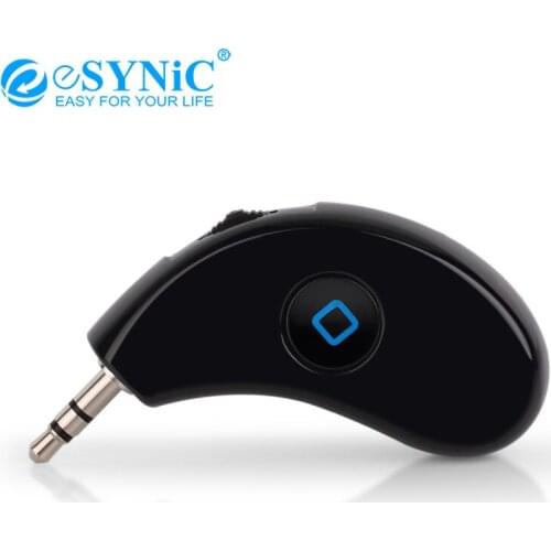 ESYNiC Bluetooth-compatible 4.0 CSR Audio Receiver With Micro Usb Charging Cable Car Kit Support Handsfree 3.5mm Audio Receiver