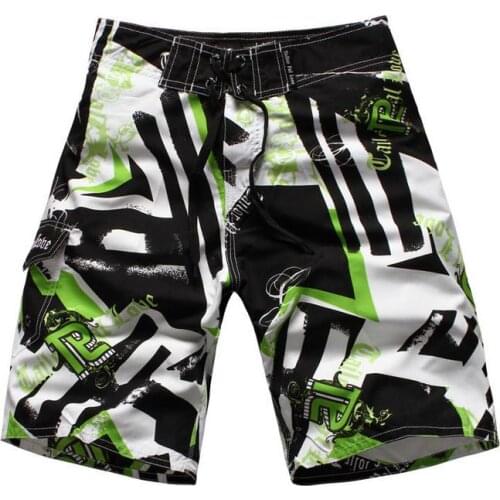 Summer 2020 Outdoor Water Sport Mens Beach Shorts Wide Printing Baggy Loose Quick-drying Surfing Ultralight Shorts Boy