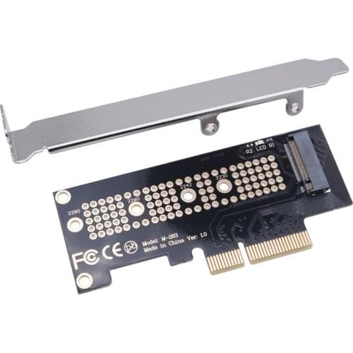 M.2 NVME PCIE Adapter NVME M2 Adapter NVME SSD PCI Express Card M Key to PCIE 3.0 X4 Adapter for 2230 2242 2260 2280 FULL SPEED