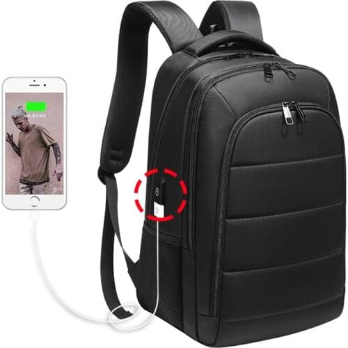 Men 15.6 inch Laptop Backpack USB Charging for Male Travel Luggage Bags Water Repellent Sports Teenage Students School Backpacks