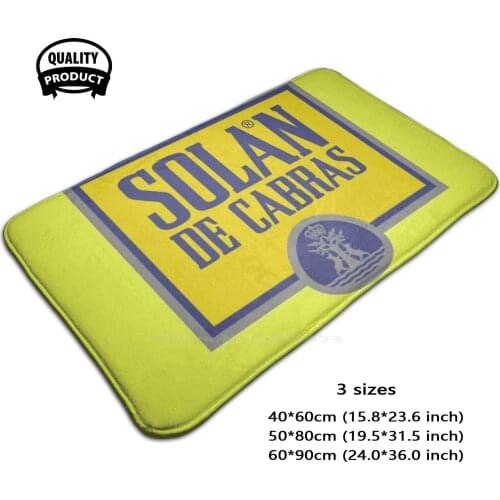 Solan De Cabras 3D Soft Non-Slip Mat Rug Carpet Cushion Solan De Cabras Water Spanish Font Luxury Beauty Te Drink Water
