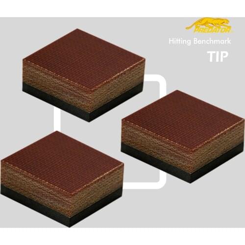 Original PREDATOR Bk2 Bk3 Tip Billiards Phenolic Bakelite Tip Break Jump Tip 10 Layers Of Carbon Fiber Tip Billiard Accessories