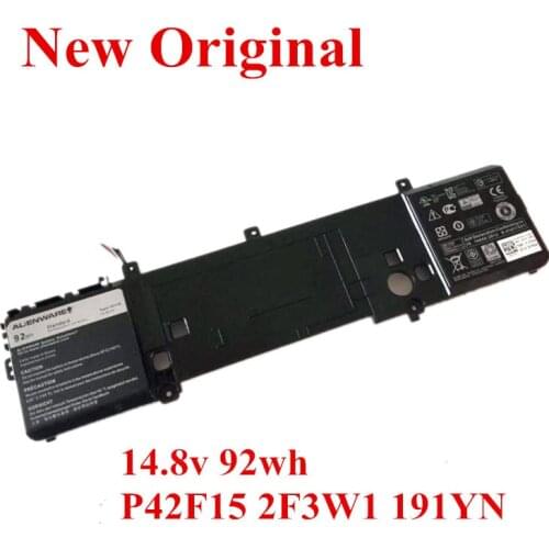 New Original Laptop replacement Li-ion Battery for DELL Alienware 15 R2 P42F 191YN 14.8v 92wh