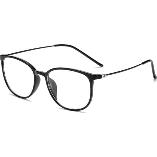 Fashion Retro Women TR90 Finished Myopia Glasses Men Blue Light Blocking Glasses Students Nearsighted Shortsighted Spectacles