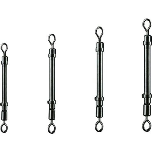 Opening/Closed End Quick-release Cushioning Spring Rolling Swivel Fishing Accessory