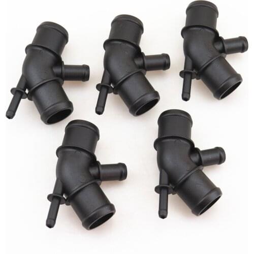 TUKE 5 Pcs Engine Cooling Radiator 3-Way Water Pipe 1J0121087C For A3 S3 TT Seat Ibiza Leon Toledo VW Golf Jetta MK4 Bora Beetle