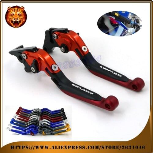 Adjustable Folding Extendable Brake Clutch Lever For HONDA CBF125 CBF 125 STUNNER LOGO Racing Motorcycle 2009 2010 2012 2013 14