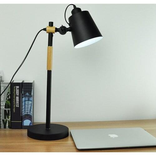 Modern Decoration Concise A Living Room Study Bedroom Desk Lamp Home Furnishing Wooden To Work In An Office Watching Drama