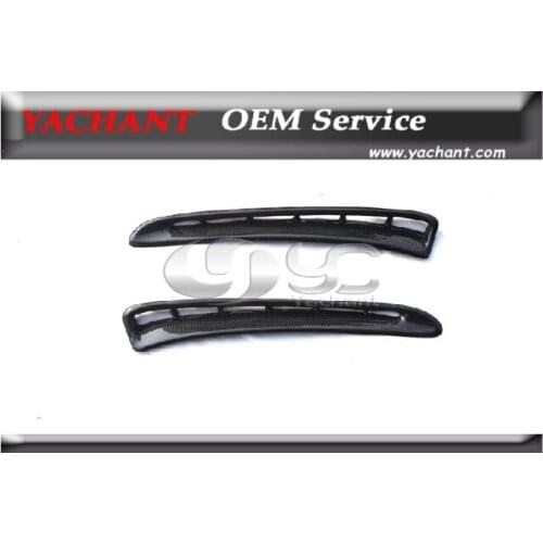 DM Style Dry Carbon Fiber Side Wing Vents For 2010-2013 Porsche Panamera