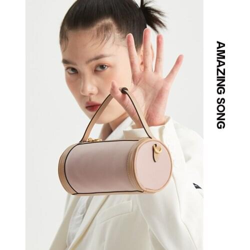 Amazing Song Waist Drum Bag 2021 New One-Shoulder Niche Crossbody Round Bucket Bag Chain Female Bag Small Bucket Bag