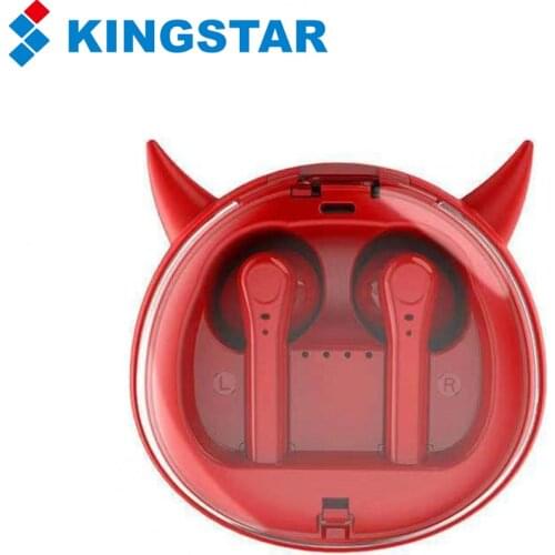 KINGSTAR TWS Wireless Earbuds Bluetooth Earphones In-ear Headphones with Charging Box Waterproof Sports Cartoon Cute Pet Headset