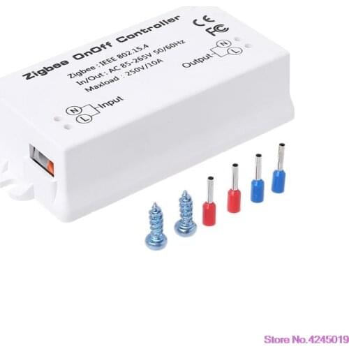 New Zigbee On/Off Controller Smart Switch APP Remote Control Smart Home Module AC85-265V 10A