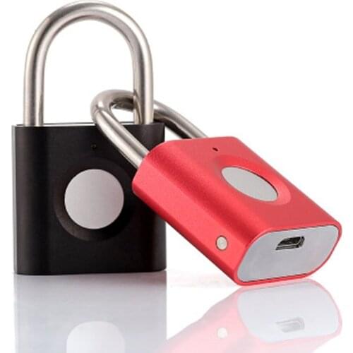 X007 Fingerprint Padlock Fingerprint Luggage Lock Fingerprint Small Padlock Drawer Small Lock Head Fingerprint Password Lock