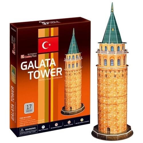Cubic Fun Puzzle Galata Tower (3 Size)