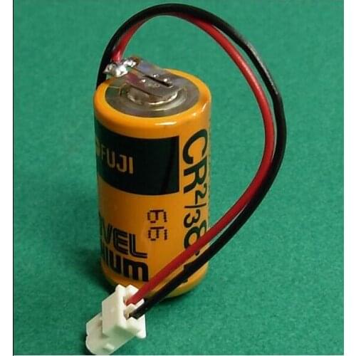 2PCS CR2/3 8.L CR123A faucet sensor PLC lithium battery with plug