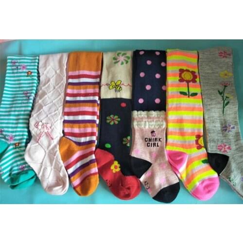 3pcs/lot Baby tights are good for most girls between 6m and 36 months flowers Big PP Lots of random colors