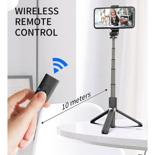 Handheld Bluetooth Selfie Stick Tripod Monopod Remote Shutter for Phone Camera