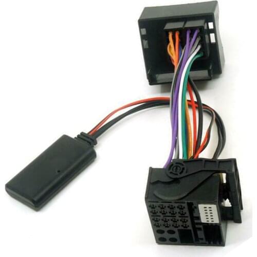 Bluetooth Audio AUX Cable Big Plug Adapter 12-pin For BMW E60 E63 E64 E61 E62 CD