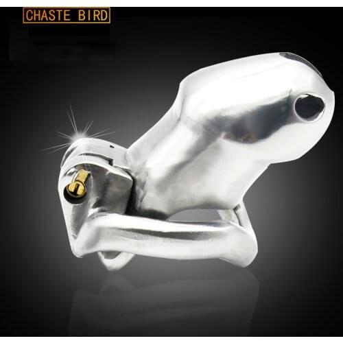 Chaste Bird Male 316L stainless steel Luxury Honorable Small Size Cage Male Chastity Magic Locker Device Sex Toy A256