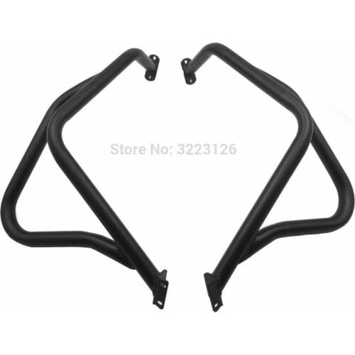 For KAWASAKi versys650 Versys 650 KLE650 2015-2018 Bumper Engine Guard Highway Refit Tank Protection Crash Bar Black