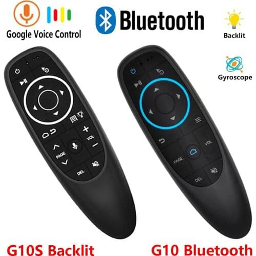 G10S G10S PRO G10 BT backlit voice Air Mouse BT Blueteeth 2.4G wireless remote control six-axis gyroscope air flying squirrel