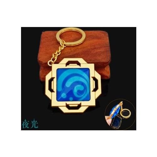 2021 Hot Game Genshin Impact Cosplay Metal Sieraden Sleutelhangers Keychain Men Women Kids Unisex Harajuku Toys Gifts