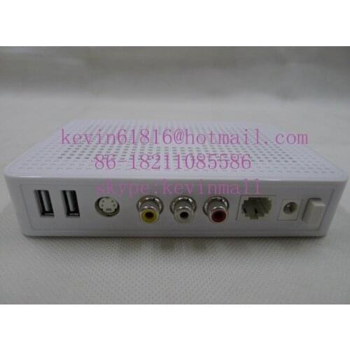 IP Set-Top Box EC1308 with USB, video and Ethernet port with remote controller. FiberCore