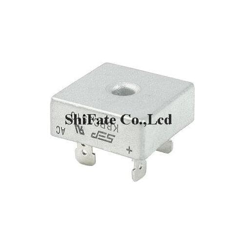 KBPC35-10 1KV 35Amp Silver Tone Metal Case Single Phase Bridge Rectifier