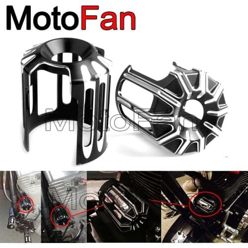 Motorcycle Oil Filter Cover Machine Oil Grid CNC Aluminum For Harley Davidson Dyna Street Bob Roadster Cvo Limited Softail Slim