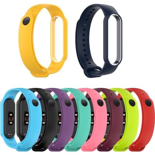 Soft Silicone Strap for Xiaomi Mi Band 5 Miband 5 Sport watch band Colorful wristband Mi band5 bezel frame bracelet Bumper Case