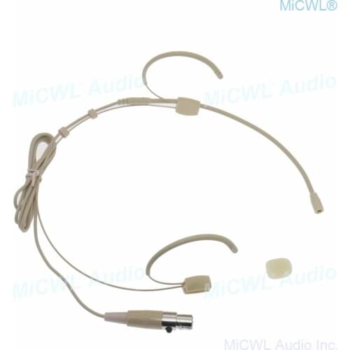 New Version Omni Head Hook Headset Microphone For AKG Samson Wireless XLR 3Pin Mini Plug MiCWL A62