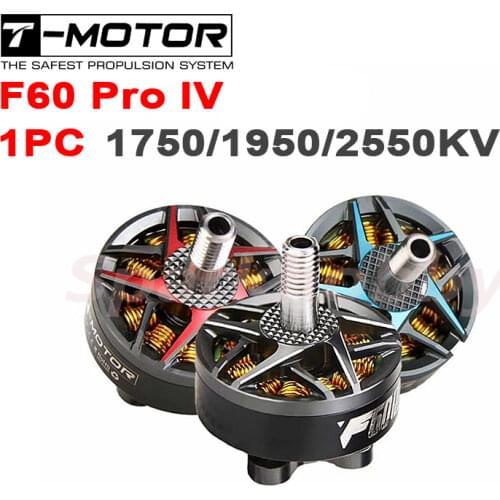 1PC TMOTOR F60 Pro IV KV1750/1950/2550 Brushless Motor Lighter and more Agile and quick response Generation 4 RC Racing drone
