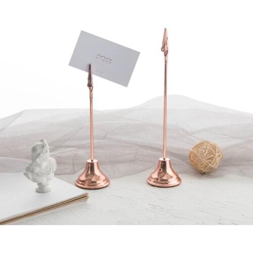 Alligator Wire Clip Name Place Card Holder Metal Memo Clip Holder Stand Note Holder Pictures Card Paper Menu Clip