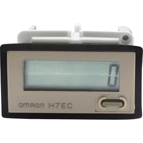Non-Voltage 8 Digits Screw Terminal Resettable Digital Tachometer Dispaly Time Counter H7EC-N 0 to 99999999 Hours