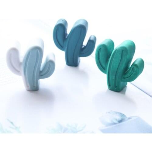 Creative 3D Cactus Candle Silicone Cake Mold Fun DIY Plant Shape Soap Baking Cake Mold Pudding Jello Dessert Kitchenware Tools
