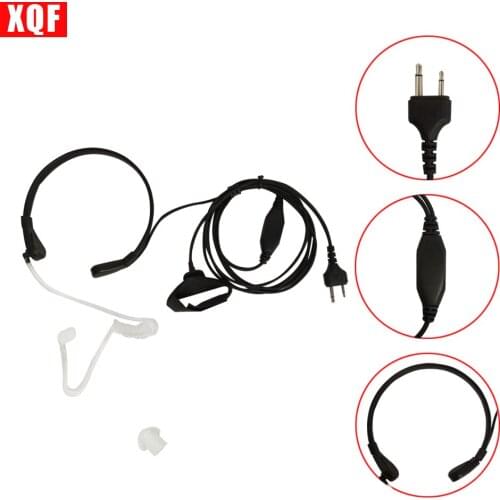 XQF 10PCS Throat Mic Earpiece/Headset For Icom Radio IC-04AT/IC-2GAT/IC-2100/IC-2200/IC-H2