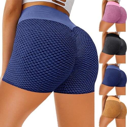 Fitness Womens Casual Tight-fitting Skinny Buttocks Lifting Fitness Sports Yoga Shorts Activewear Gym Clothing Dropshipping
